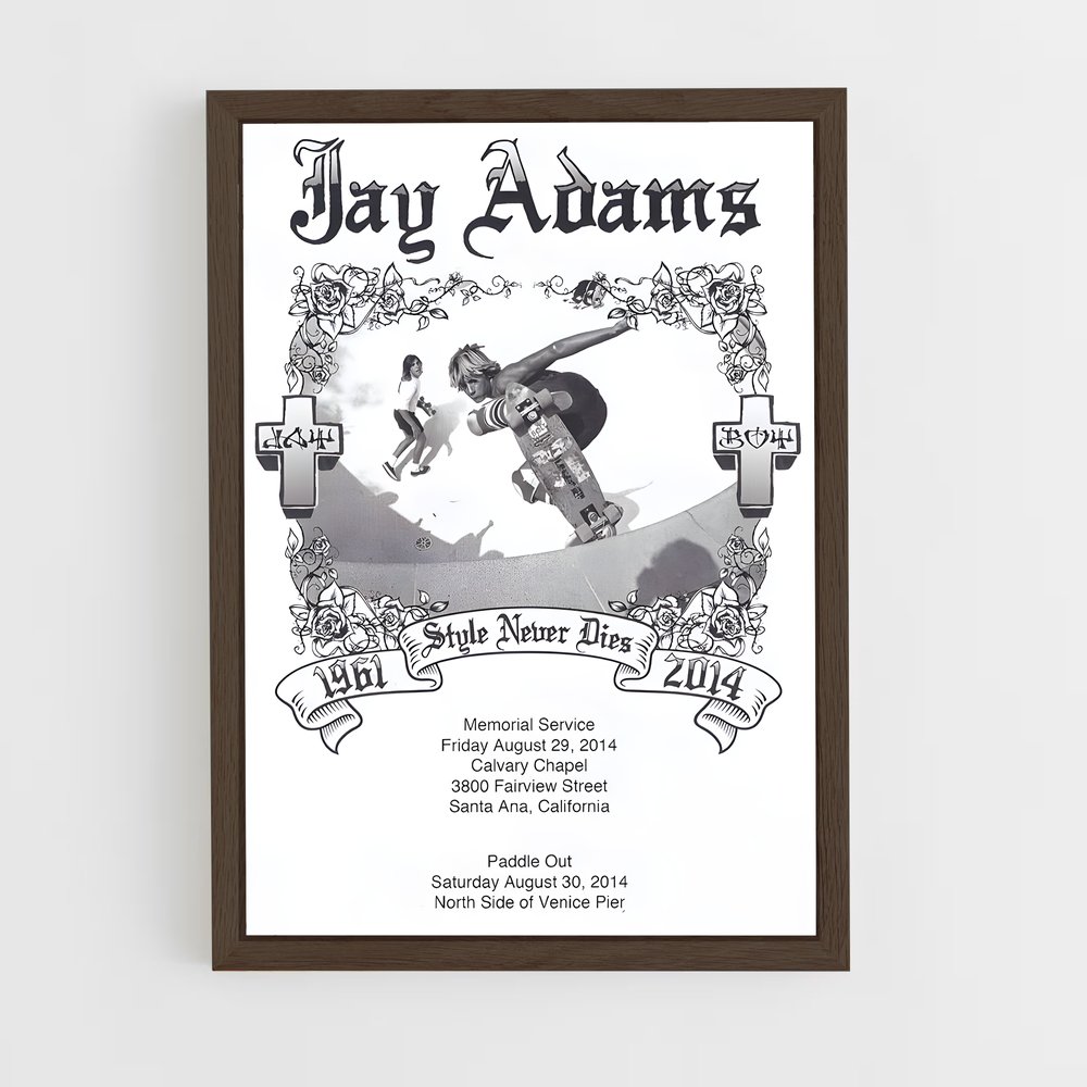 Poster Jay adams – affiche Skateboard (vue 5)